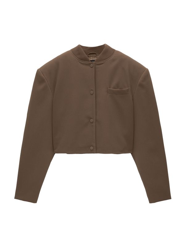 Pull&Bear Pull&Bear Prijelazna jakna  čokolada