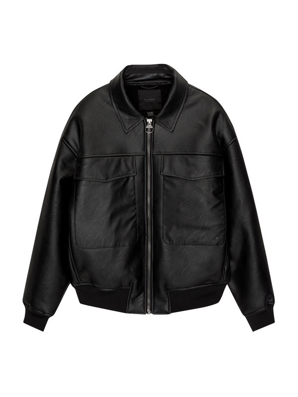 Pull&Bear Pull&Bear Prijelazna jakna  crna