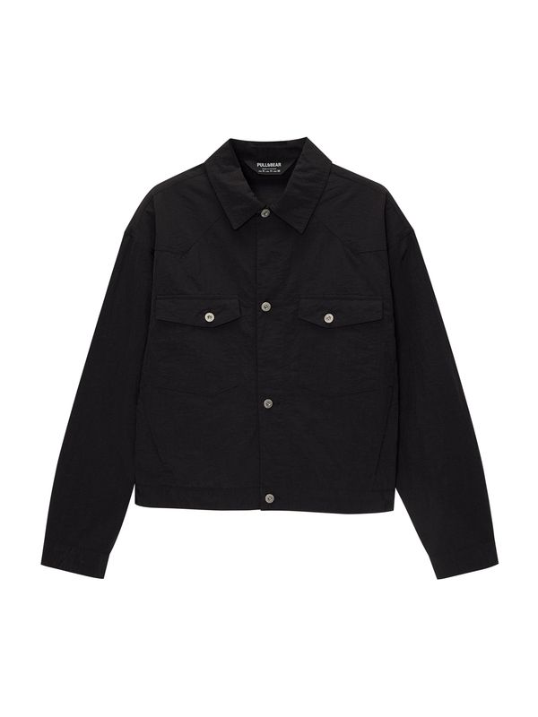 Pull&Bear Pull&Bear Prijelazna jakna  crna