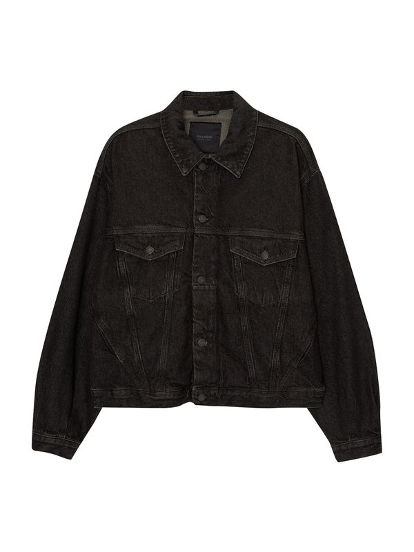Pull&Bear Pull&Bear Prijelazna jakna  crni traper