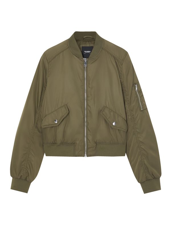 Pull&Bear Pull&Bear Prijelazna jakna  kaki