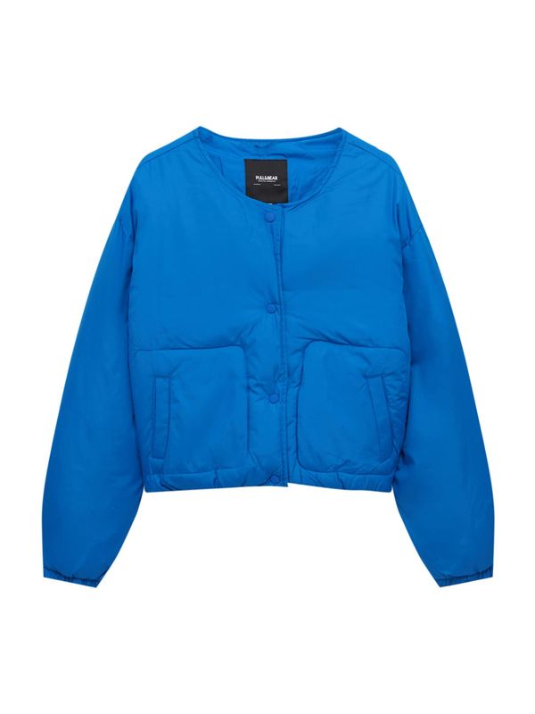 Pull&Bear Pull&Bear Prijelazna jakna  nebesko plava