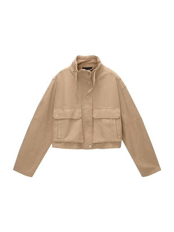 Pull&Bear Pull&Bear Prijelazna jakna  pijesak