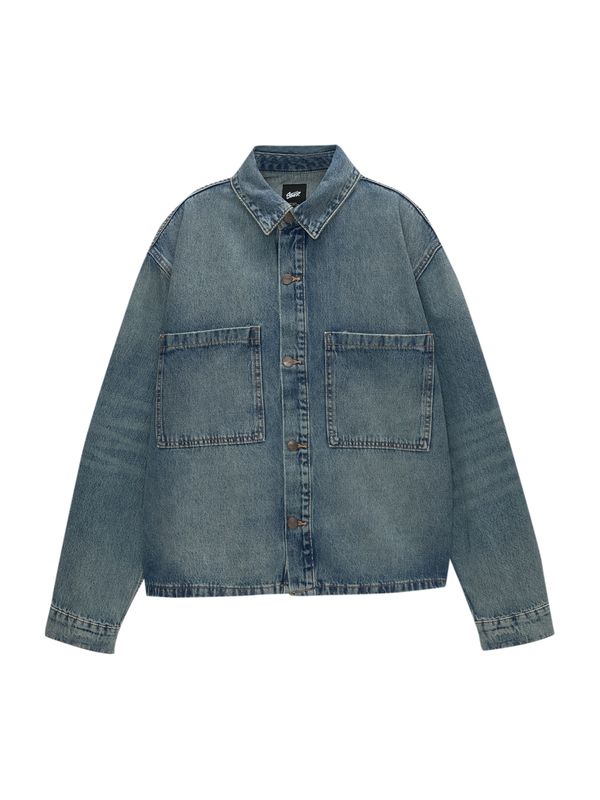 Pull&Bear Pull&Bear Prijelazna jakna  plavi traper