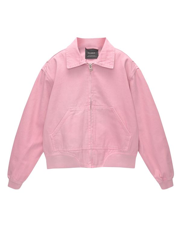 Pull&Bear Pull&Bear Prijelazna jakna  roza