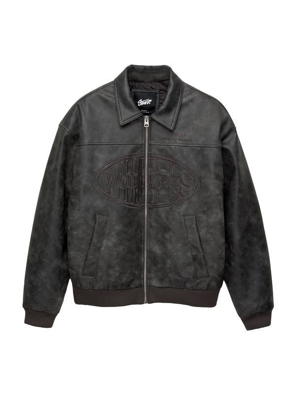 Pull&Bear Pull&Bear Prijelazna jakna 'STWD'  crna