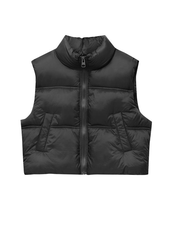 Pull&Bear Pull&Bear Prsluk  crna