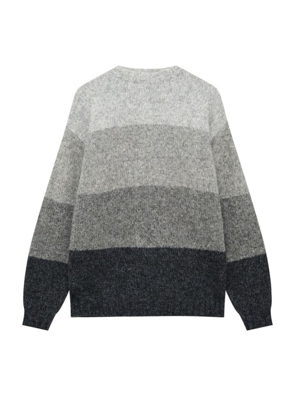Pull&Bear Pull&Bear Pulover  antracit siva / boja blata / svijetlosiva / siva melange