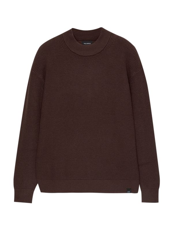 Pull&Bear Pull&Bear Pulover  čokolada