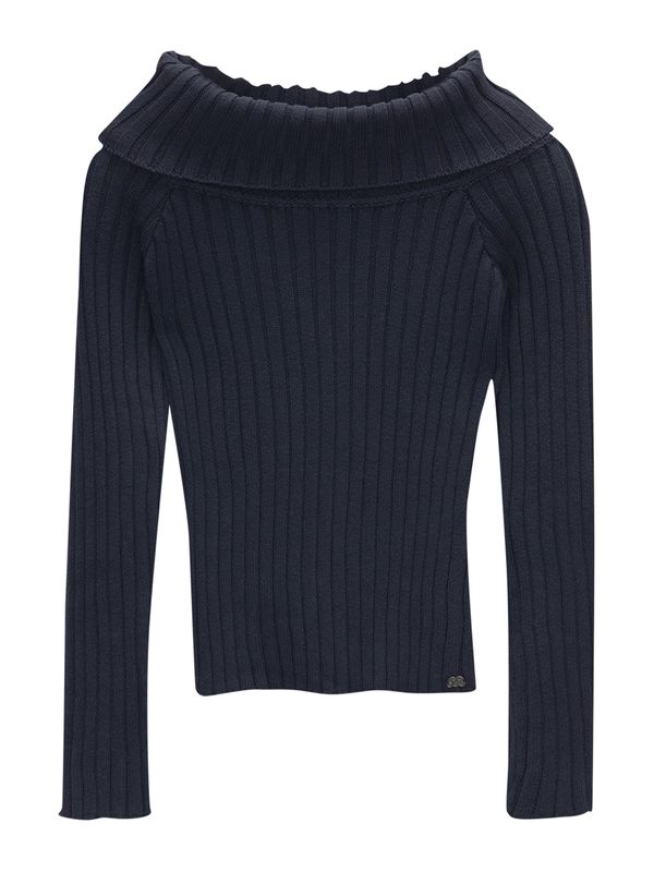 Pull&Bear Pull&Bear Pulover  noćno plava