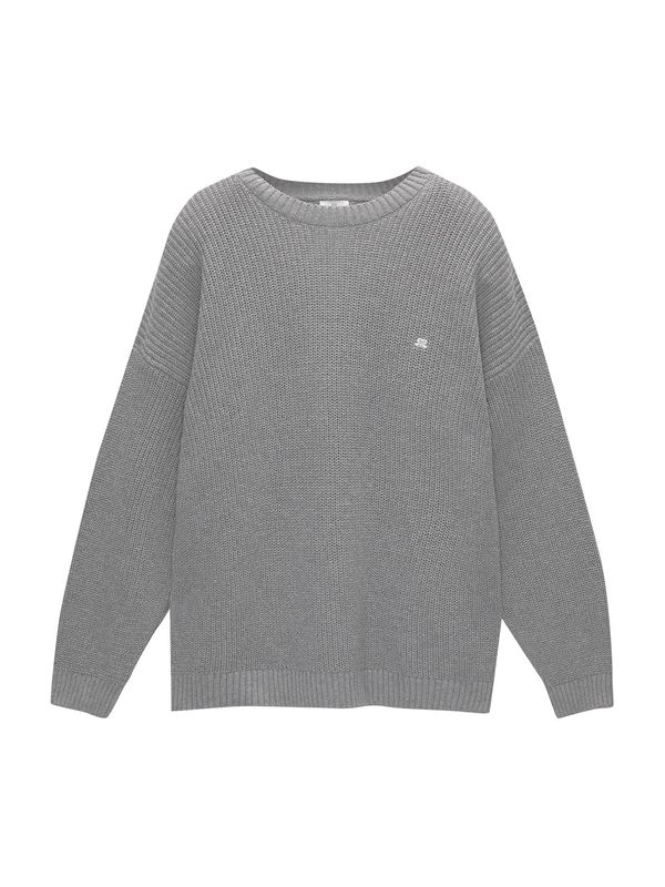 Pull&Bear Pull&Bear Pulover  siva / svijetlosiva