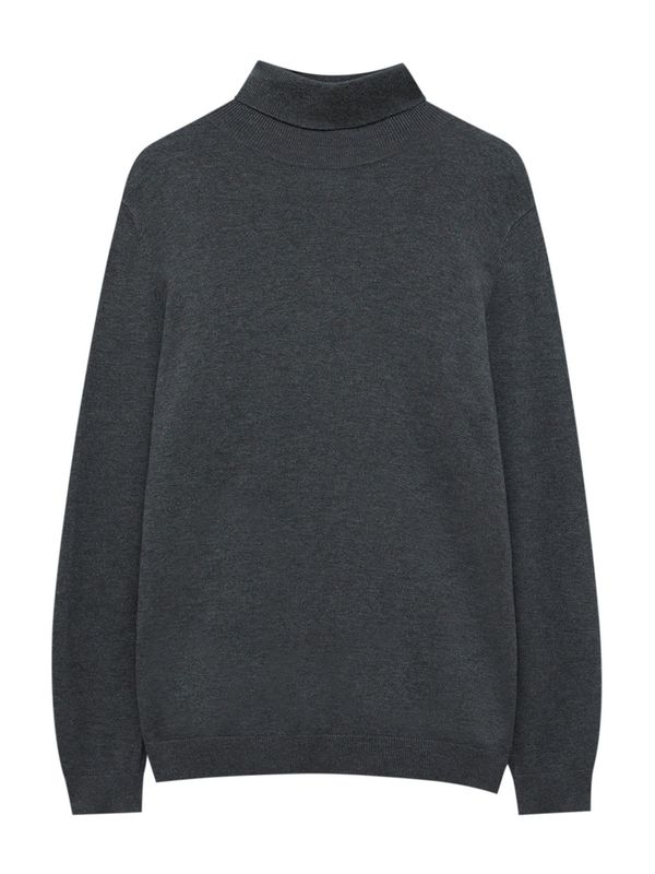 Pull&Bear Pull&Bear Pulover  tamo siva