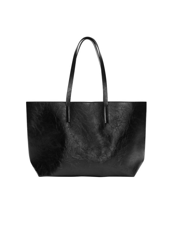 Pull&Bear Pull&Bear Shopper torba 'CITY'  crna
