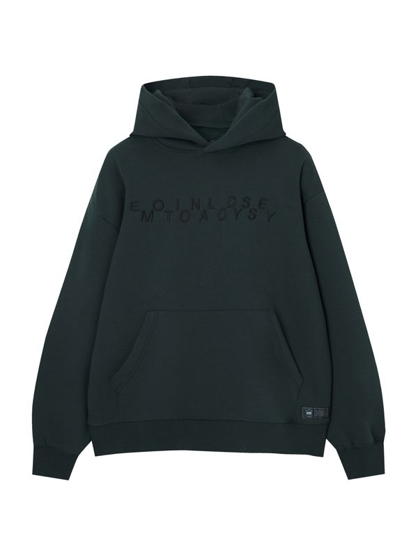 Pull&Bear Pull&Bear Sweater majica  petrol / crna