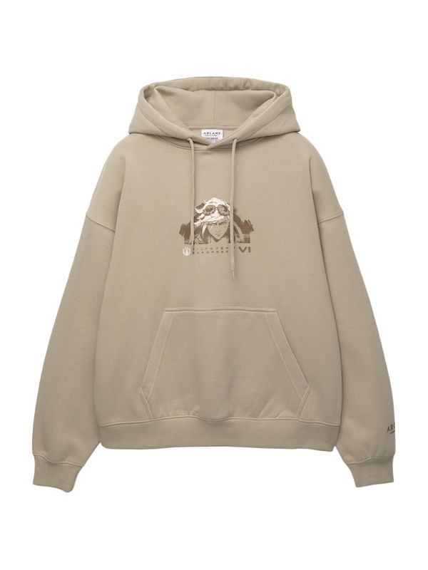 Pull&Bear Pull&Bear Sweater majica  pijesak / svijetlobež / boja blata