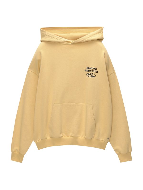 Pull&Bear Pull&Bear Sweater majica  svijetložuta / crna