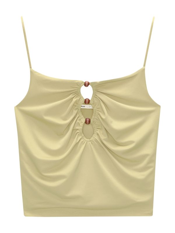 Pull&Bear Pull&Bear Top  smeđa / jabuka
