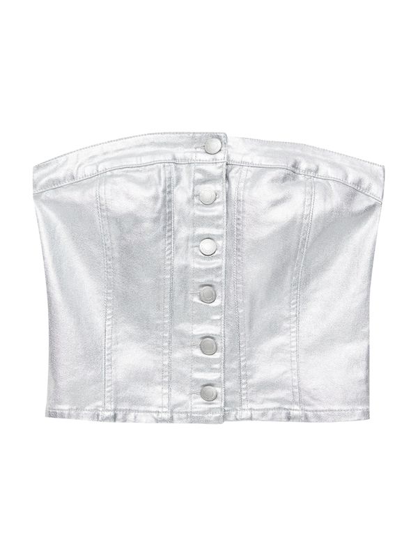 Pull&Bear Pull&Bear Top  srebro