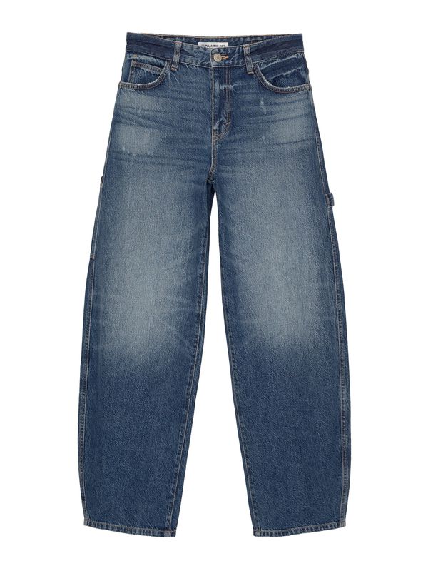 Pull&Bear Pull&Bear Traperice 'CARPENTER'  plavi traper
