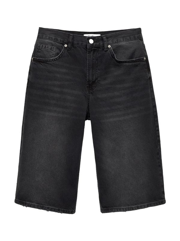 Pull&Bear Pull&Bear Traperice  crni traper