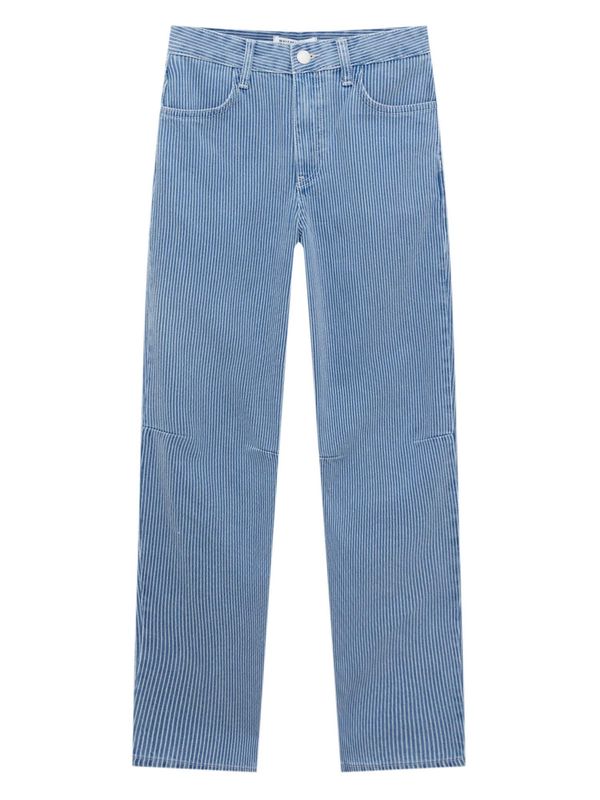 Pull&Bear Pull&Bear Traperice  plavi traper / bijela
