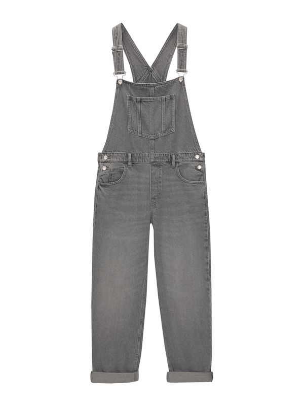 Pull&Bear Pull&Bear Traperice s tregerima  sivi traper