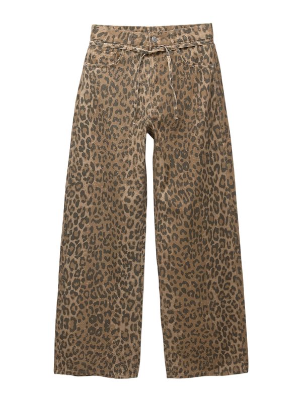 Pull&Bear Pull&Bear Traperice  smeđa / brokat / crna