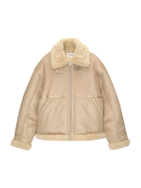 Pull&Bear Pull&Bear Zimska jakna  bež / boja pijeska