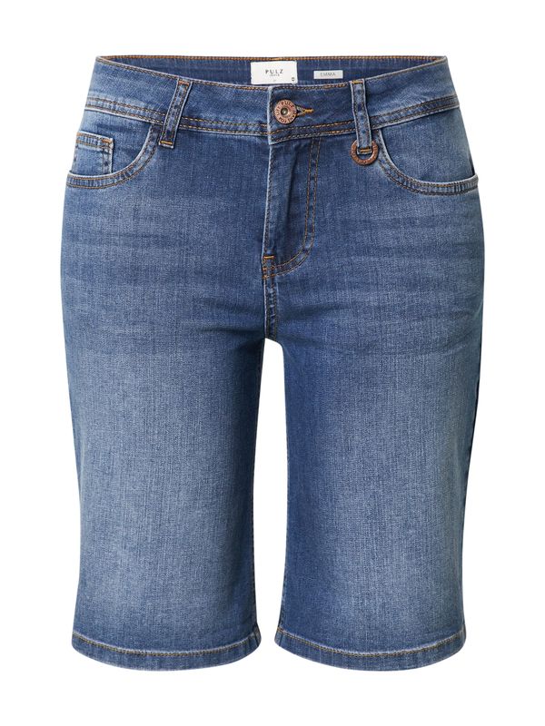 PULZ Jeans PULZ Jeans Traperice 'EMMA'  plavi traper