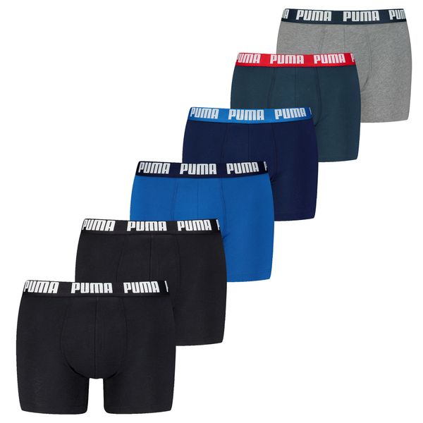 PUMA PUMA Bokserice 'Everyday'  plava / morsko plava / mornarsko plava / siva melange / crna