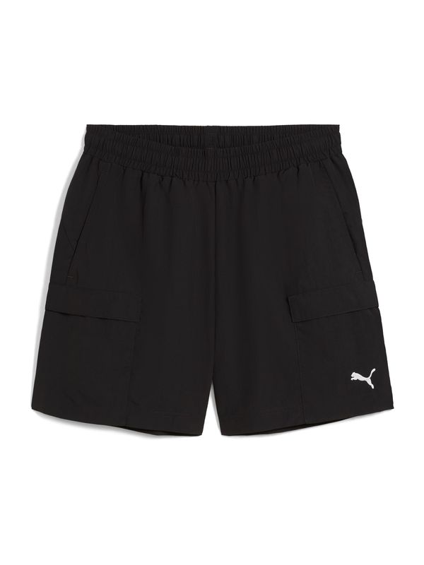 PUMA PUMA Cargo hlače 'WARDROBE ESS'  crna / bijela