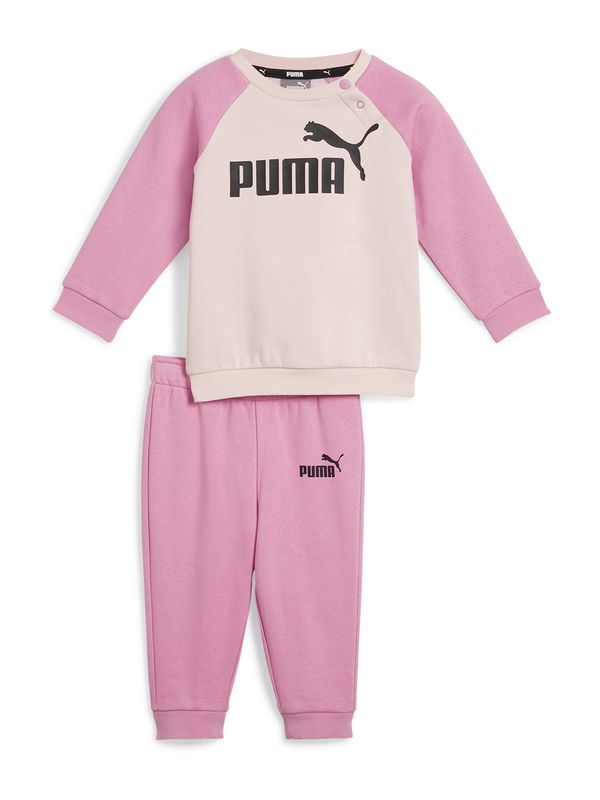 PUMA PUMA Jogging komplet 'ESS'  bež / sivkasto ljubičasta (mauve) / crna
