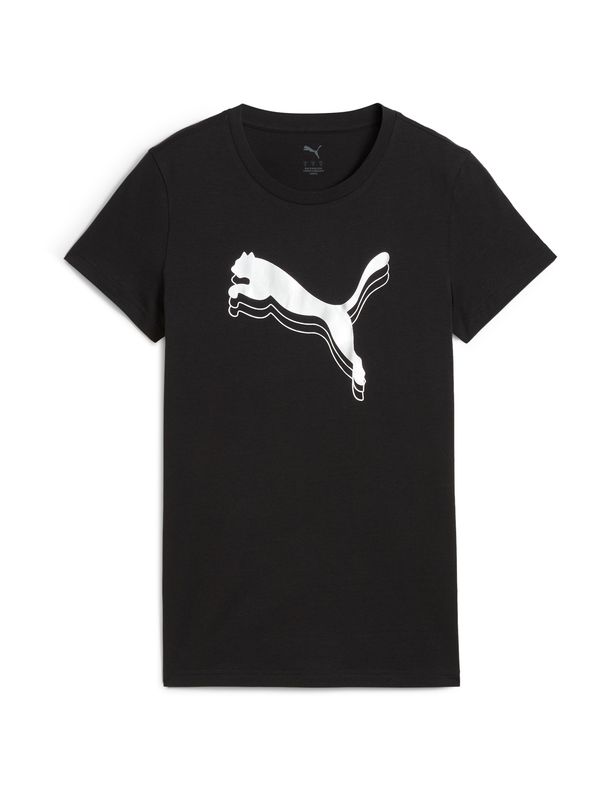 PUMA PUMA Majica 'ESS'  crna / bijela