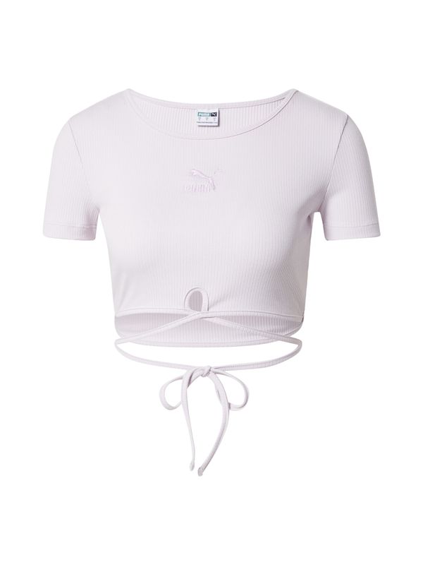 PUMA PUMA Majica  svijetloljubičasta / bijela