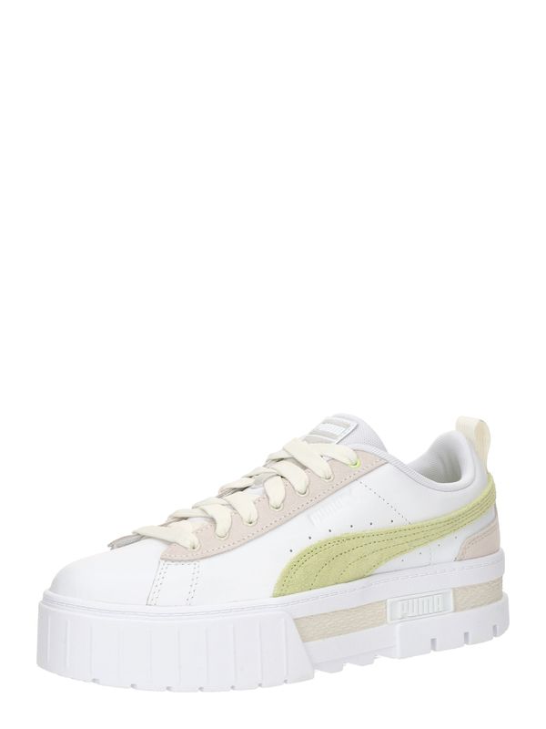 PUMA PUMA Niske tenisice 'Mayze'  sivkasto bež / kivi zelena / bijela