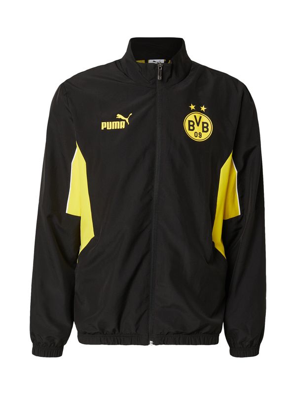 PUMA PUMA Sportska jakna 'BVB FtblARCHIVE'  žuta / crna