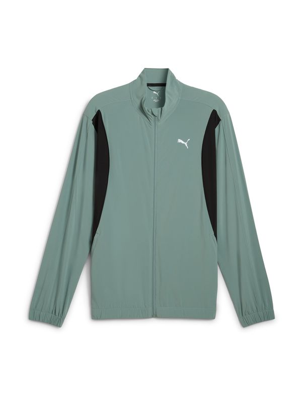 PUMA PUMA Sportska jakna 'Velocity'  pastelno zelena / crna