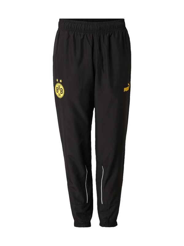 PUMA PUMA Sportske hlače 'BVB ARCHIVE'  žuta / crna