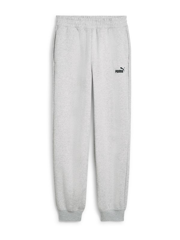 PUMA PUMA Sportske hlače 'ESS No. 1'  svijetlosiva / crna