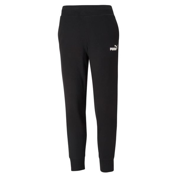 PUMA PUMA Sportske hlače 'Essential'  crna / bijela