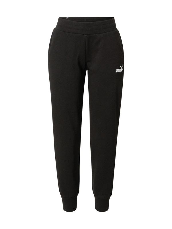 PUMA PUMA Sportske hlače 'Essentials'  crna / bijela