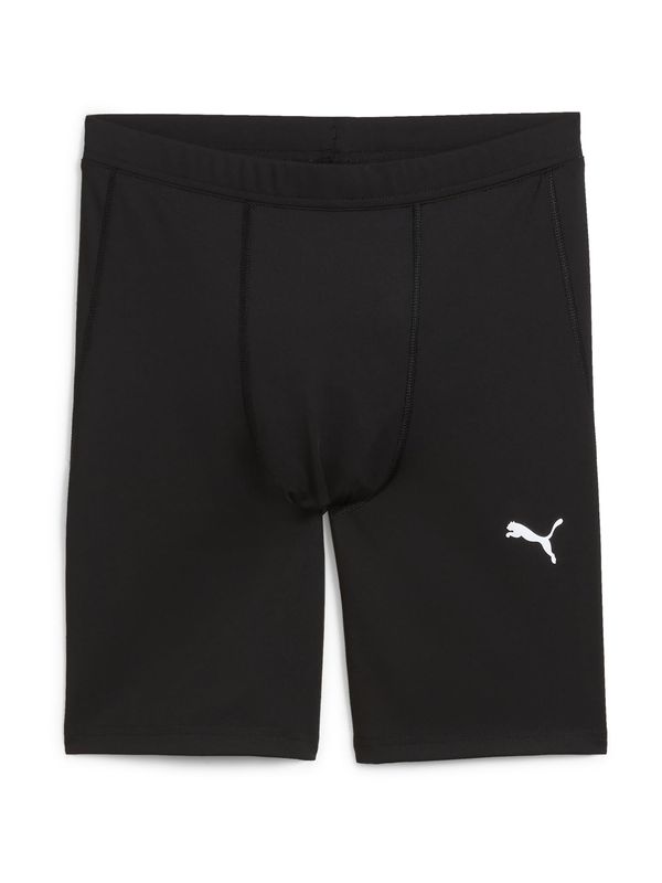 PUMA PUMA Sportske hlače 'FOUNDATION'  crna / bijela