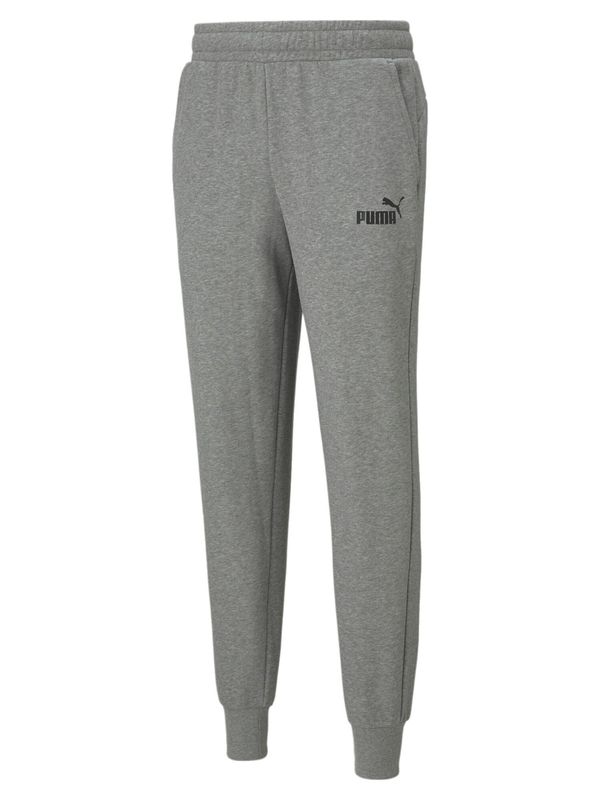 PUMA PUMA Sportske hlače  siva melange / crna