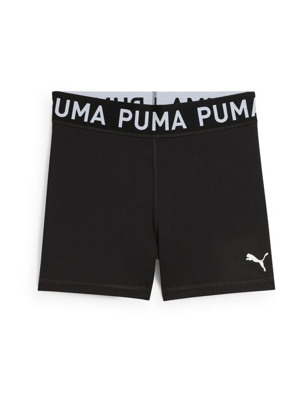 PUMA PUMA Sportske hlače 'Strong 3'  crna / bijela