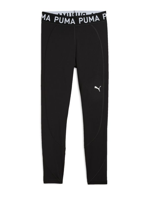 PUMA PUMA Sportske hlače 'Strong'  crna / bijela