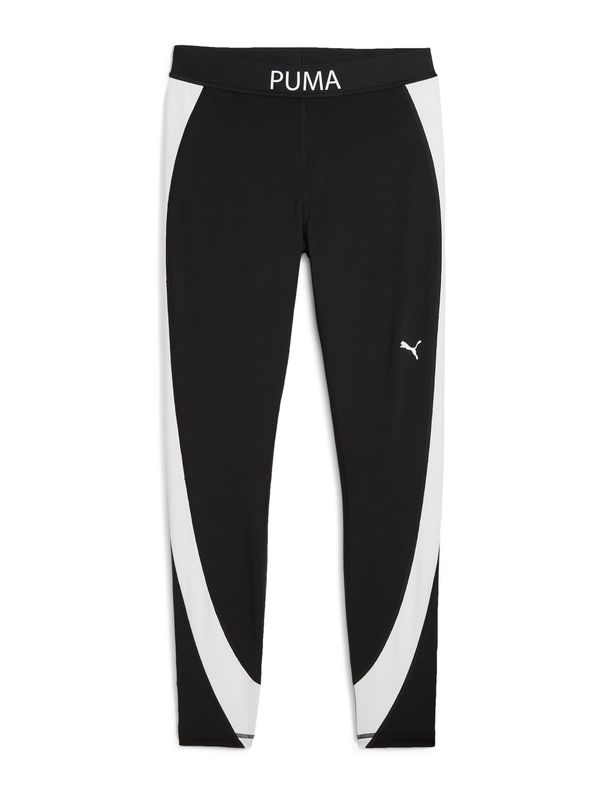PUMA PUMA Sportske hlače 'Strong'  crna / prljavo bijela