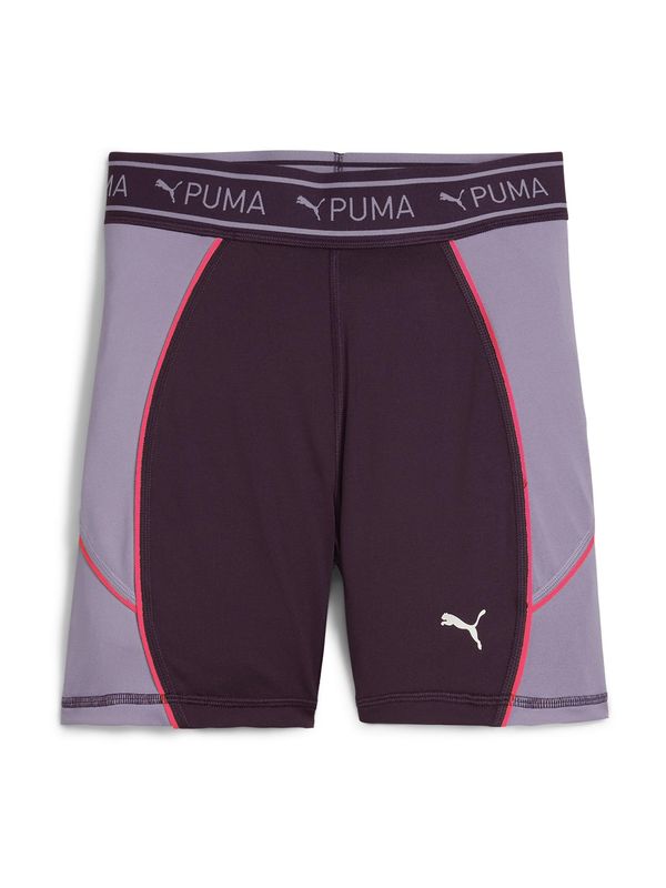 PUMA PUMA Sportske hlače 'TRAIN STRONG 5'  patlidžan / lila / roza / bijela