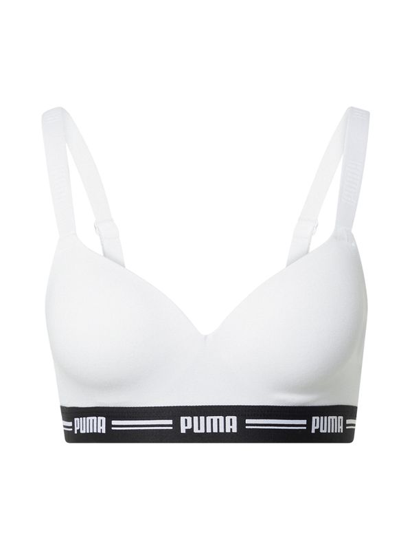 PUMA PUMA Sportski grudnjak  crna / bijela
