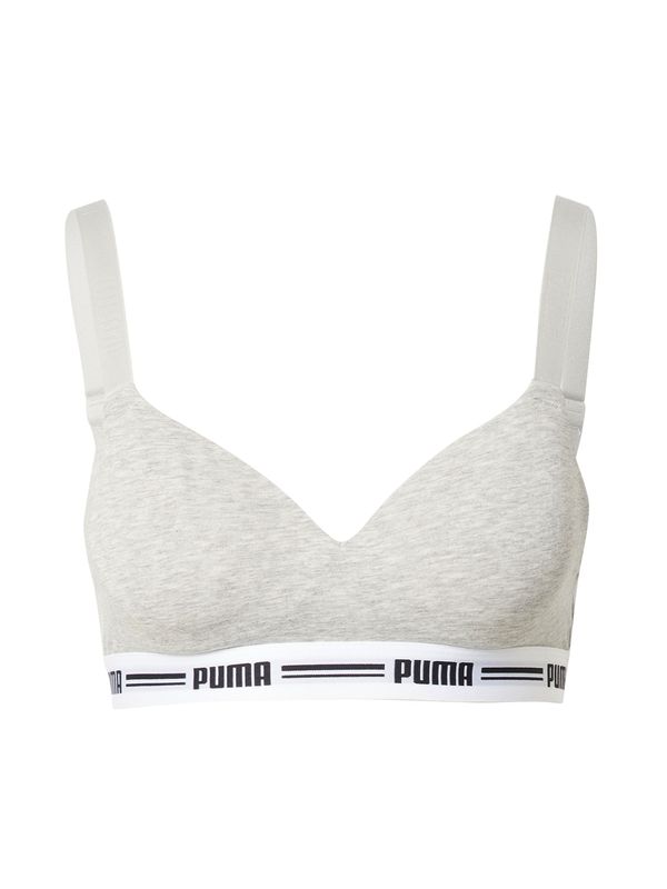 PUMA PUMA Sportski grudnjak  siva melange / crna