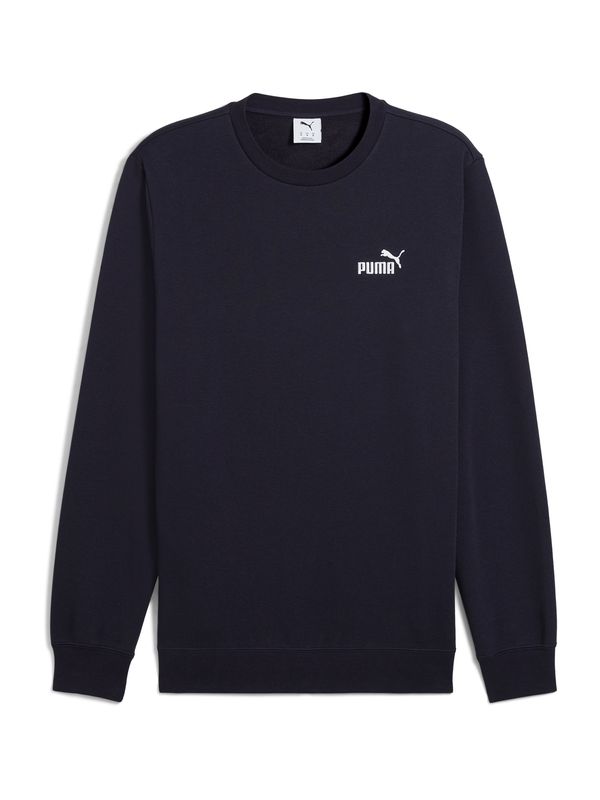 PUMA PUMA Sweater majica 'ESS No. 1'  mornarsko plava / bijela